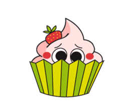 Jake the cupcake sticker #11678826