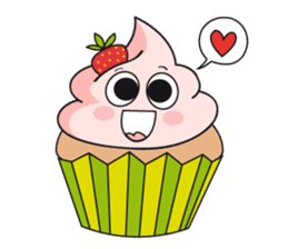 Jake the cupcake sticker #11678827