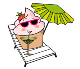 Jake the cupcake sticker #11678828