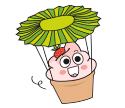 Jake the cupcake sticker #11678829