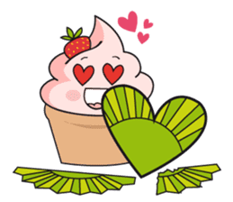 Jake the cupcake sticker #11678830