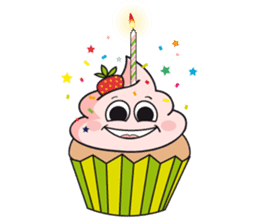 Jake the cupcake sticker #11678833