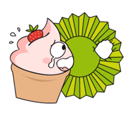 Jake the cupcake sticker #11678838