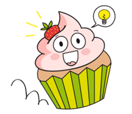 Jake the cupcake sticker #11678841