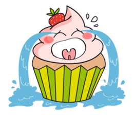 Jake the cupcake sticker #11678844