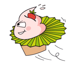 Jake the cupcake sticker #11678848