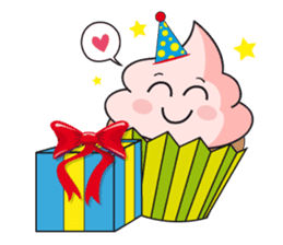 Jake the cupcake sticker #11678851