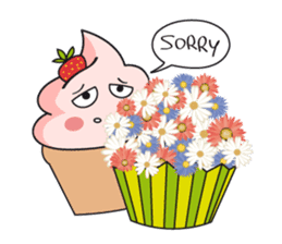 Jake the cupcake sticker #11678857