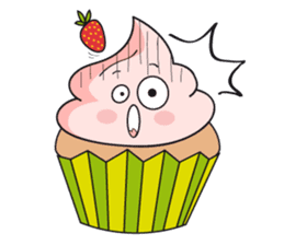 Jake the cupcake sticker #11678860