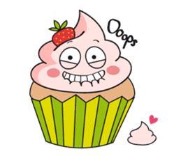 Jake the cupcake sticker #11678861