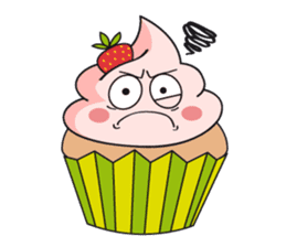 Jake the cupcake sticker #11678863