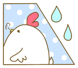 Chicken and chick. . . sticker #11678991