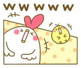 Chicken and chick. . . sticker #11678999