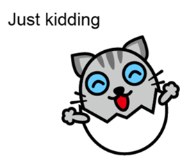 Egg cat - Youth go abroad sticker #11679220