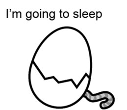 Egg cat - Youth go abroad sticker #11679221