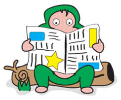 Jolly Saru sticker #11680626