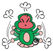 Jolly Saru sticker #11680636