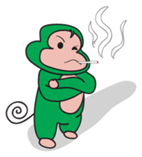 Jolly Saru sticker #11680640