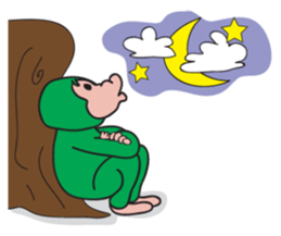 Jolly Saru sticker #11680650