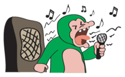 Jolly Saru sticker #11680658