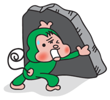 Jolly Saru sticker #11680679