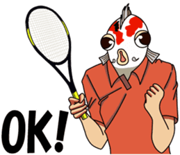 Tennis player Nishikigoi sticker #11680686