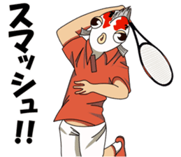 Tennis player Nishikigoi sticker #11680698