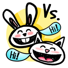 "Grumpy Vs. Miauwoo Doodle Match"