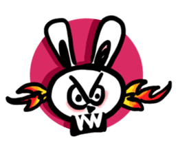"Grumpy Vs. Miauwoo Doodle Match" sticker #11680764