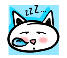 "Grumpy Vs. Miauwoo Doodle Match" sticker #11680781