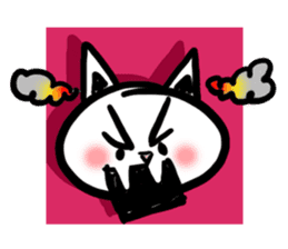 "Grumpy Vs. Miauwoo Doodle Match" sticker #11680783