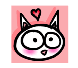 "Grumpy Vs. Miauwoo Doodle Match" sticker #11680785