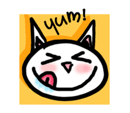 "Grumpy Vs. Miauwoo Doodle Match" sticker #11680786