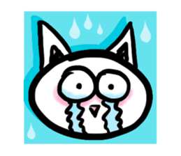 "Grumpy Vs. Miauwoo Doodle Match" sticker #11680788