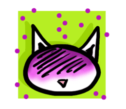 "Grumpy Vs. Miauwoo Doodle Match" sticker #11680790