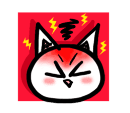 "Grumpy Vs. Miauwoo Doodle Match" sticker #11680791
