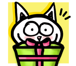 "Grumpy Vs. Miauwoo Doodle Match" sticker #11680794