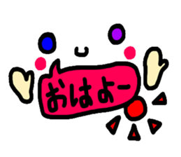 Clear smiley7 The balloon color sticker #11680840