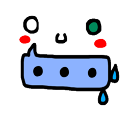 Clear smiley7 The balloon color sticker #11680847