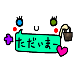 Clear smiley7 The balloon color sticker #11680854