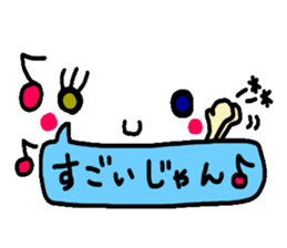 Clear smiley7 The balloon color sticker #11680861