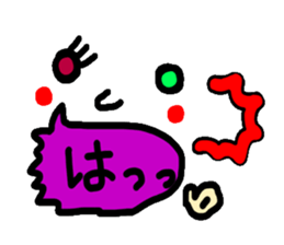 Clear smiley7 The balloon color sticker #11680866