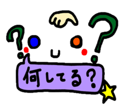 Clear smiley7 The balloon color sticker #11680875