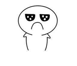 Head big baby sticker #11681360