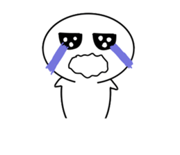 Head big baby sticker #11681362