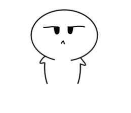 Head big baby sticker #11681363