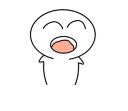 Head big baby sticker #11681364