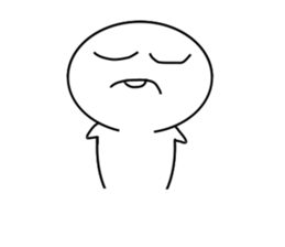 Head big baby sticker #11681365