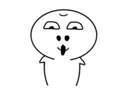 Head big baby sticker #11681366