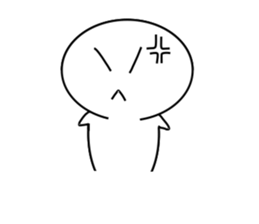 Head big baby sticker #11681371